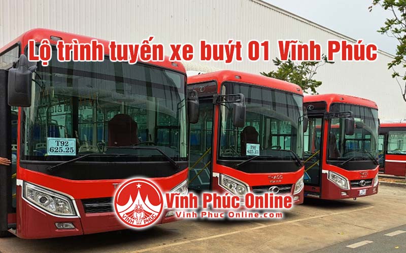 Lộ trình tuyến xe buýt 01 Vĩnh Phúc